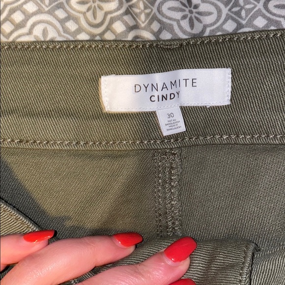 Dynamite Cindy Cargo Pants olive green - Picture 6 of 6